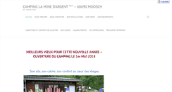 Desktop Screenshot of camping-la-mine-argent.com